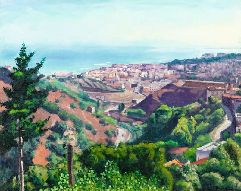 Marquet Albert Beau Jour Vue D Alger 1945 canvas print