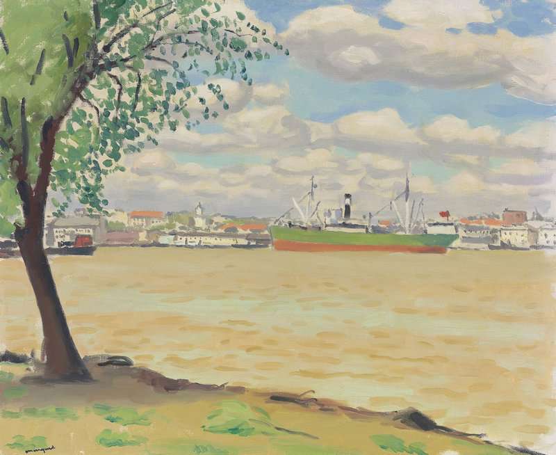 Marquet Albert Le Danube Galatz Ca. 1933 canvas print