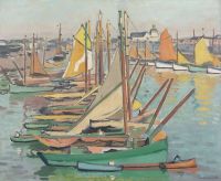 Marquet Albert Le Port Des Sables D Olonne 1921 canvas print