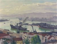 Marquet Albert Le Port Soleil Voile Ca. 1942 43