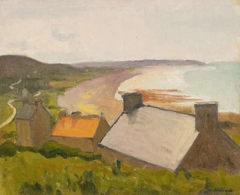 Marquet Albert Les Trois Toits La Percaillerie 1901 canvas print