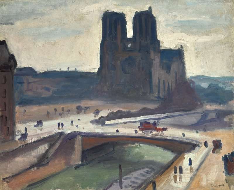 Marquet Albert Notre Dame De Paris Ca. 1908 canvas print