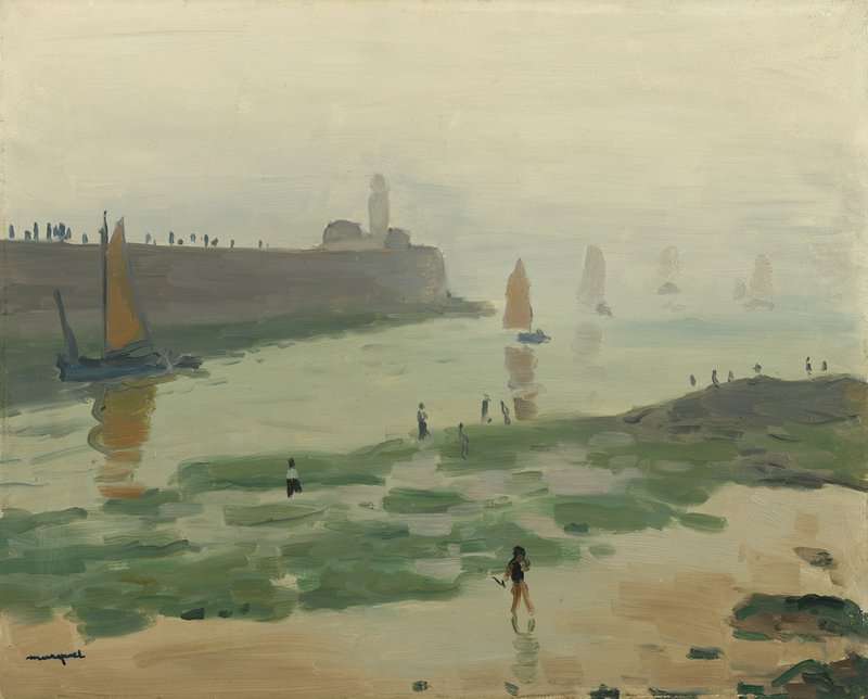 Marquet Albert Sortie Du Port De La Chaume Les Sables D Olonne 1933 canvas print