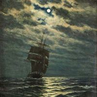 سفينة مارتن أجارد في ضوء القمر