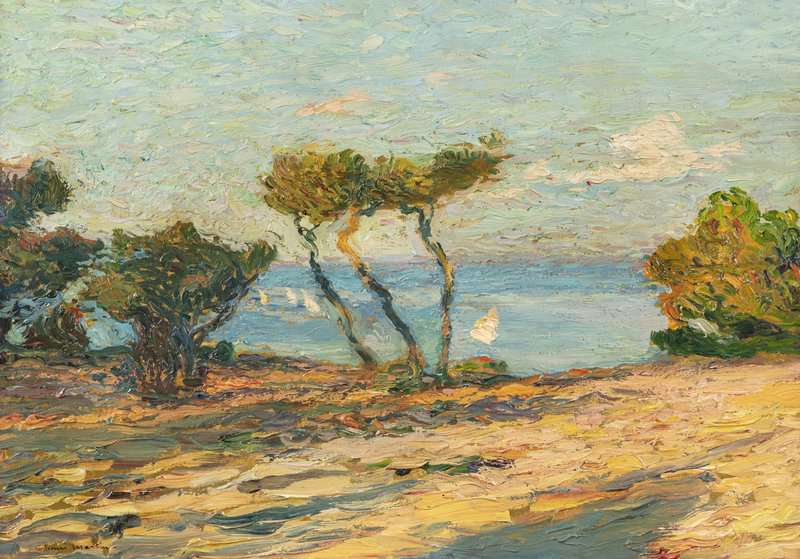 Martin Henri Bord De Mer Aux Pins Before 1907 canvas print