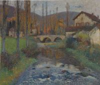 Martin Henri Le Pont Du Labastide Du Vert Ca. 1900 05