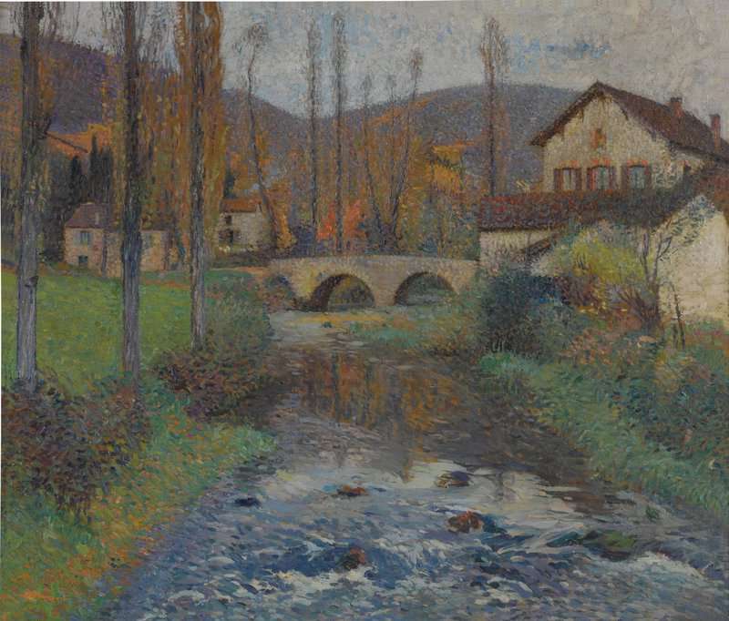 Martin Henri Le Pont Du Labastide Du Vert Ca. 1900 05 canvas print