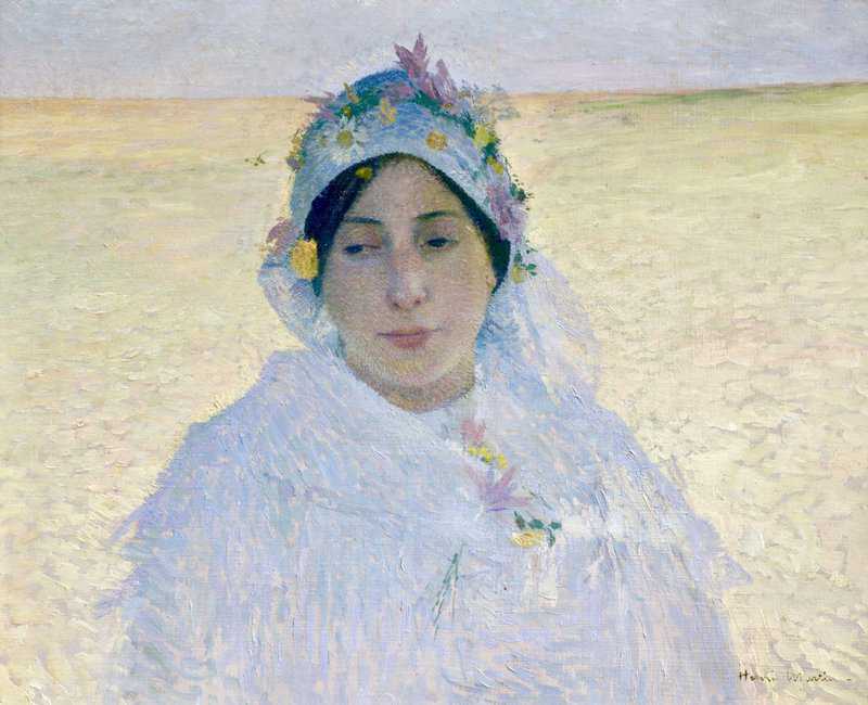 Martin Henri Portrait De Madame Martin Ca. 1895 canvas print