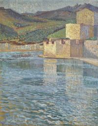 Martin Henri Ramparts Collioure Ca. 1915 Leinwanddruck