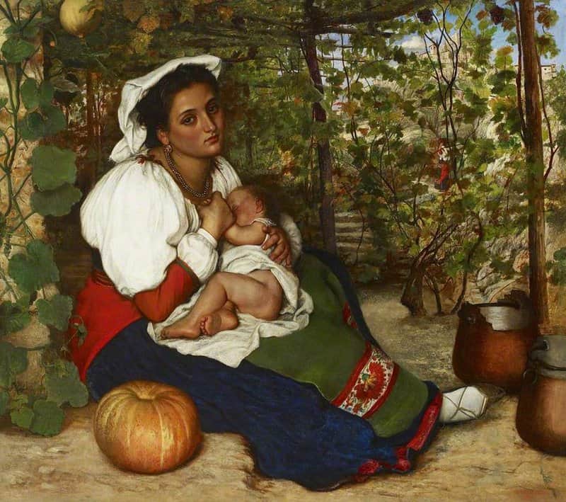 Martineau Robert Braithwaite A Woman Of San Germano 1864 canvas print