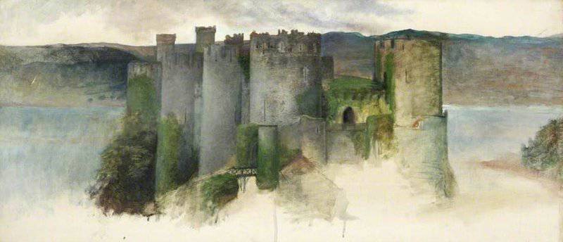 Martineau Robert Braithwaite Conway Castle Ca. 1868 canvas print