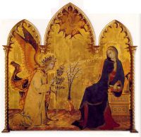 Martini Simone The Angel And The Annunciation canvas print