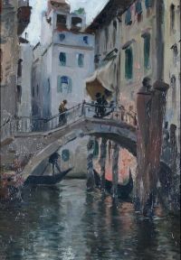 Mathey Paul A Venetian Backwater canvas print