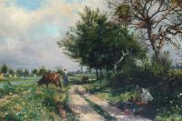 Mathey Paul Spring In The Countryside canvas print