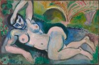 Matisse Blue Nude Souvenir De Biskra canvas print