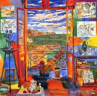 Matisse Fenetre Ouverte - Colioure canvas print