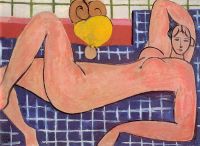 Matisse Pink Reclining Nude canvas print