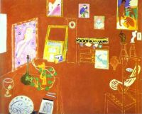 Matisse The Red Studio - Atelier Rouge canvas print