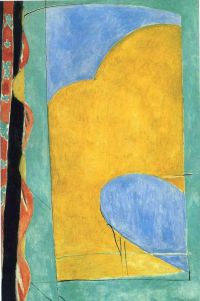 Matisse The Yellow Curtain canvas print