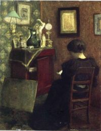 Matisse Woman Reading canvas print