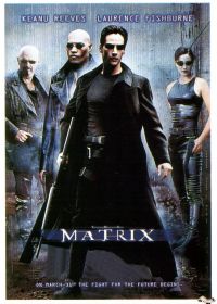 Poster del film Matrix 1999 stampa su tela