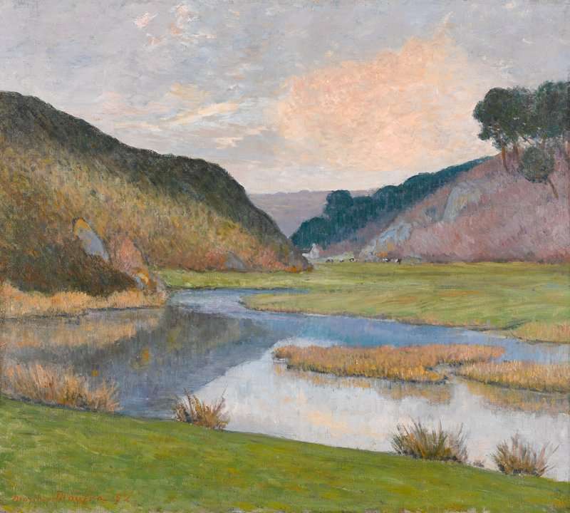 Maufra Maxime La Bretagne La Vallee Du Guilly Moelan canvas print