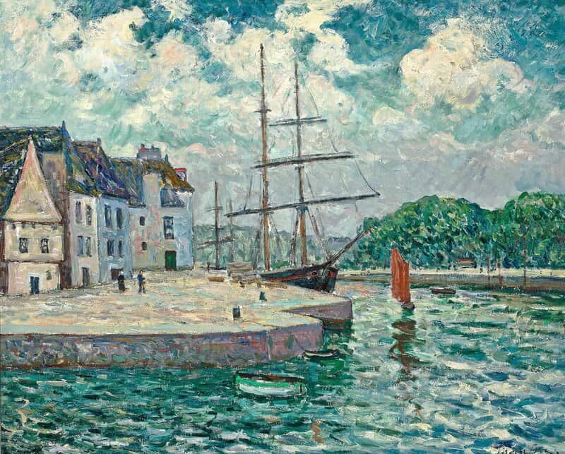 Maufra Maxime Le Port D Auray Ca. 1905 canvas print