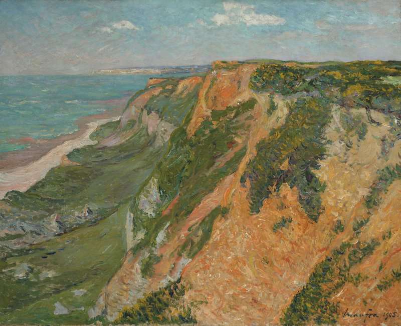 Maufra Maxime Les Falaises Rouges D Octeville Seine Inferieure 1905 canvas print