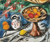 Maurice De Vlaminck Still Life With Fruit Bowl 1905-06