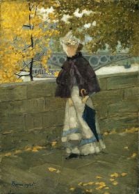 Maurice Prendergast Along The Seine 1892