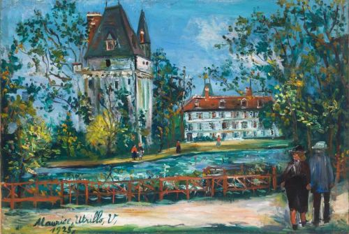 Maurice Utrillo Chateau De Saintines Oise 1925 canvas print
