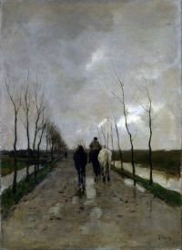 Lila Anton A Dutch Road Ca. 1880