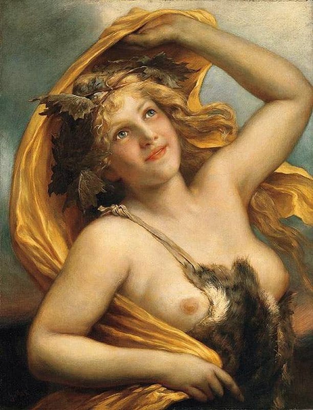 Max Gabriel Cornelius Von Bacchante After 1900 canvas print