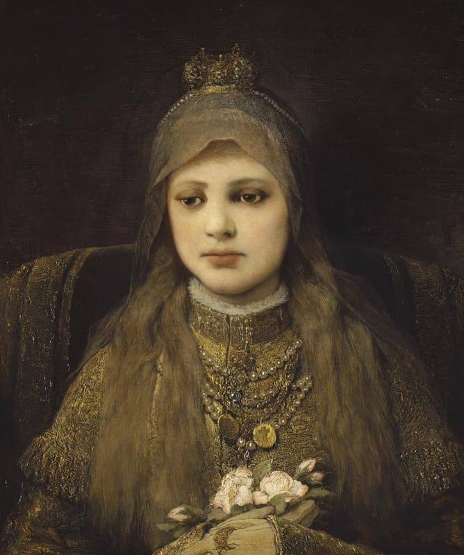 Max Gabriel Cornelius Von Die Heilige Elisabeth Als Kind 1881 canvas print