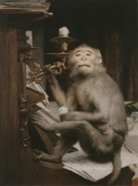 Max Gabriel Cornelius Von Affe am Klavier