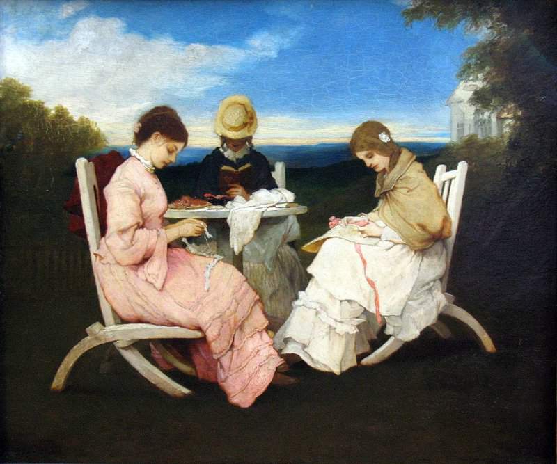 Max Gabriel Cornelius Von The Sisters canvas print