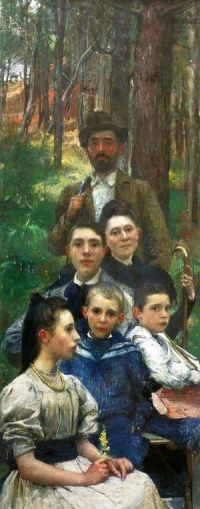 Maxence Edgar La Famille Roy 1897 canvas print