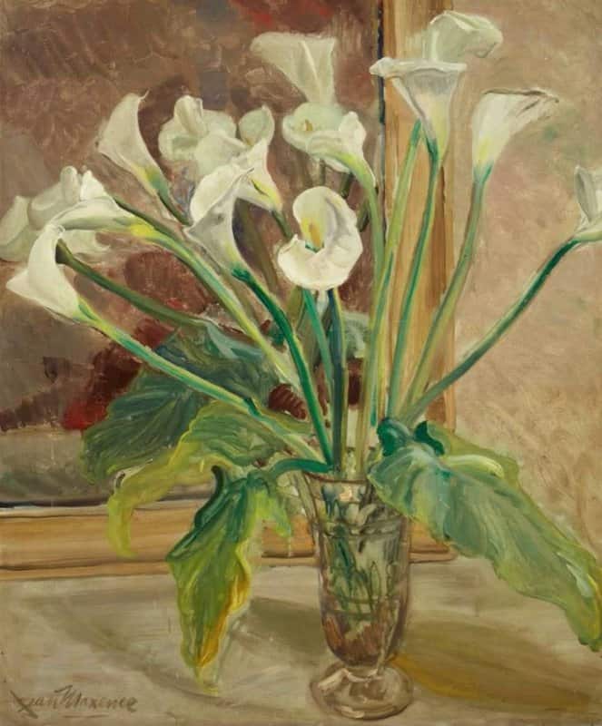 Maxence Edgar Le Bouquet D Arums canvas print