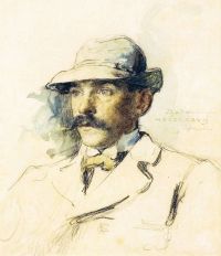 Maxence Edgar Porträt von Donatien Boquien 1897