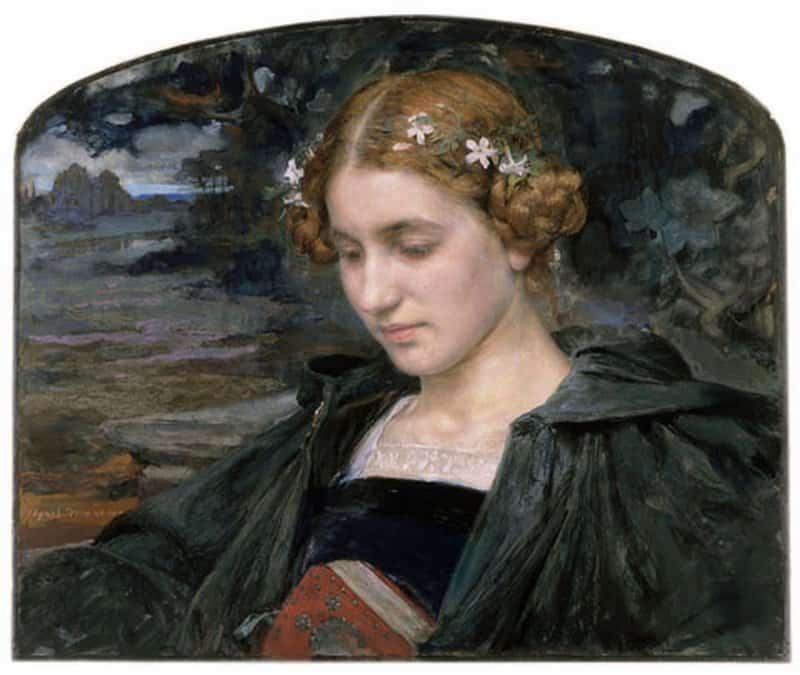 Maxence Edgar Portrait De Jeune Fille Ca. 1905 canvas print