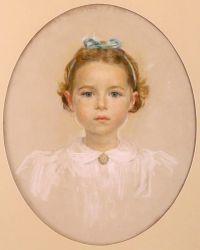Maxence Edgar Porträt der Tochter des Künstlers Marianne
