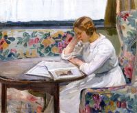 Mcnicoll Helen Galloway Das Chintz-Sofa 1913