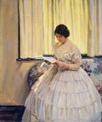 Mcnicoll Helen Galloway The Victorian Dress Ca. 1914 canvas print