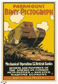 Il funzionamento meccanico dei carri armati britannici 1918 poster del film
