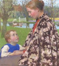 Melchers Gari Mother And Child canvas print