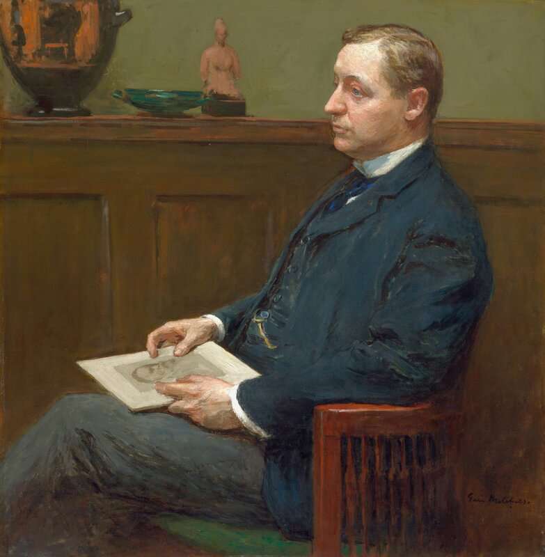 Melchers Gari Portrait Of Charles Lawrence Hutchinson Ca. 1902 canvas print