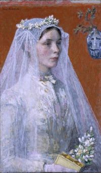 Melchers Gari The Bride Ca. 1893 canvas print