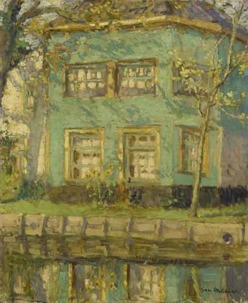 Melchers Gari The Little Green House Ca 1910 15 canvas print