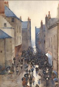 Melville Arthur Kirkwall Fair 1885 canvas print