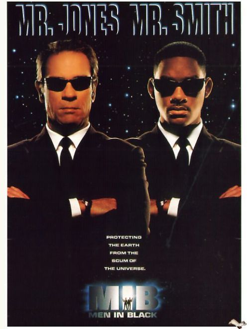 Men In Black 1997 Movie Poster canvas print